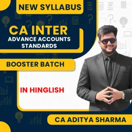 CA Aaditya Sharma Advanced Accounting Accounting Standards Booster Batch For CA Inter