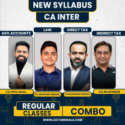  CA Inter Group 1 Regular Combo Classes By CA Bhanwar Borana, CA Rajkumar, CA Abhishek Bansal & CA Vipul Dhall