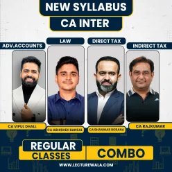  CA Inter Group 1 Regular Combo Classes By CA Bhanwar Borana, CA Rajkumar, CA Abhishek Bansal & CA Vipul Dhall