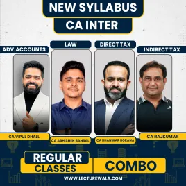  CA Inter Group 1 Regular Combo Classes By CA Bhanwar Borana, CA Rajkumar, CA Abhishek Bansal &amp; CA Vipul Dhall