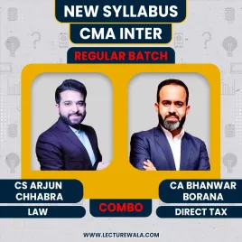 CS Arjun Chhabra Law &amp; CA Bhanwar Borana Direct Tax Regular Online Classes for CMA Inter