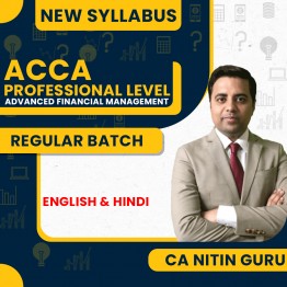 CA Nitin Guru AFM Regular Online Classes For ACCA Professional Level:Google Drive & Android Classes
