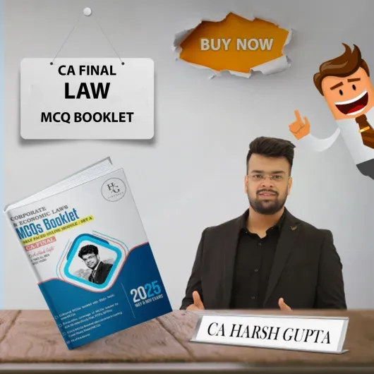 CA Harsh Gupta SPOM Set A MCQs Booklet For CA Final: Study Material