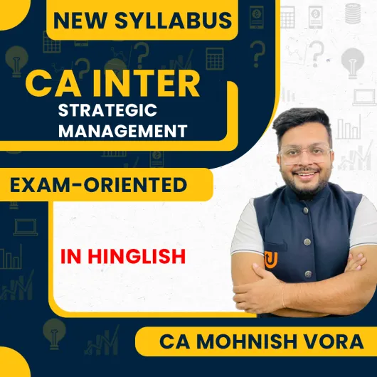 CA Mohnish Vora SM Fastrack Online Classes For CA Inter