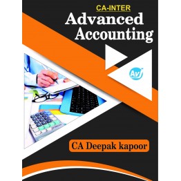 CA Inter Group-2 Advance Accounting (4th Edition) : Study Material By CA Deepak Kapoor (For To May  2022)