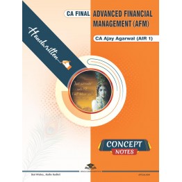 CA Ajay Agarwal Advanced Financial Management Concept Book For CA Final: Study Material