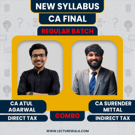 CA Atul Agarwal Direct tax &amp; CA Surender Mittal Indirect tax Combo Regular Online Classes For CA Final: Google Drive Classes