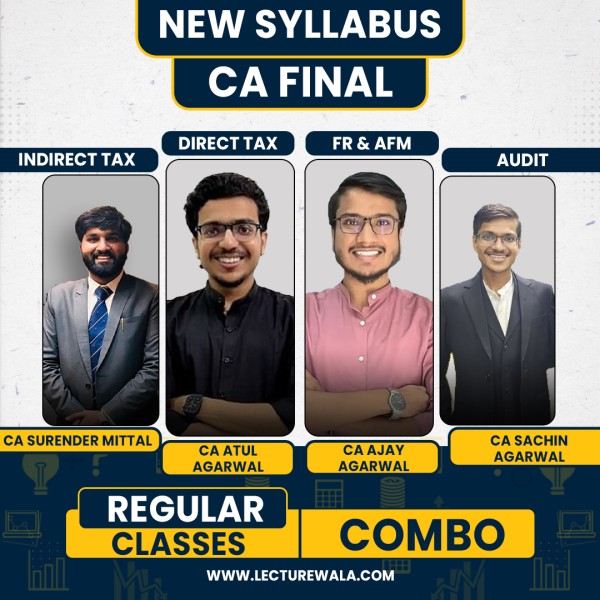 CA Atul Agarwal, CA Ajay Agarwal, CA Sachin Agarwal & CA Surender Mittal Bth Group Combo For CA Final: Google Drive Classes.