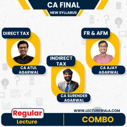 CA Atul Agarwal DT & CA Ajay Agarwal FR-AFM & CA Surender Mittal IDT Regular Combo Classes For CA Final: Google Drive Classes.