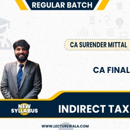 CA Surender Mittal Indirect Tax Regular Online Classes For CA Final: Google Drive classes.