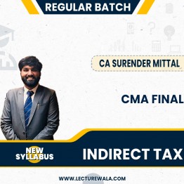 CA Surender Mittal Indirect Tax Regular Online Classes For CMA Final: Google Drive classes.