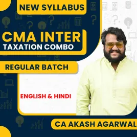 CA Akash Agarwal TaxationRegular Online Classes For CMA Inter: Online Classes CA Akash Agarwal TaxationRegular Online Classes For CMA Inter: Online Classes