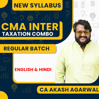 CA Akash Agarwal TaxationRegular Online Classes For CMA Inter: Online Classes CA Akash Agarwal TaxationRegular Online Classes For CMA Inter: Online Classes