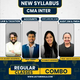Akash Agarwal Classes All Subjects Combo Regular Online Classes For CMA Inter : Online Classes Akash Agarwal Classes All Subjects Combo Regular Online Classes For CMA Inter : Online Classes