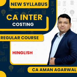 CA Aman Agarwal Cost And Management Accounting Regular Online Classes For CA Inter: Google Drive &amp; Pen drive Classes