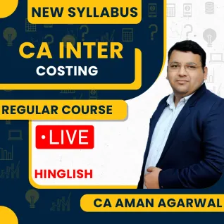 CA Aman Agarwal Cost And Management Accounting Regular Live Classes For CA Inter: Google Drive & Pen drive Classes CA Aman Agarwal Cost And Management Accounting Regular Live Classes For CA Inter: Google Drive & Pen drive Classes