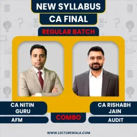 CA Nitin Guru AFM &amp; CA Rishabh Jain Audit Regular Online Classes For CA Final: Online Classes