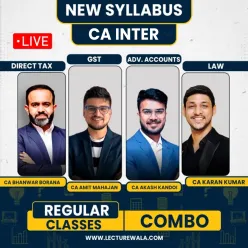CA Inter Group 1 Combo Live Classes By BB Virtual For May 27 : Live / Online Classes