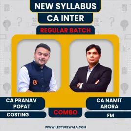 CA Pranav Popat Cost and Management Accounting and CA Namit Arora FM Regular Combo Batch For CA Inter