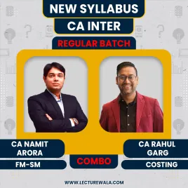 CA Namit Arora FM-SM &amp; CA Rahul Garg Costing Regular Batch For CA Inter 