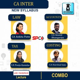 CA Inter Group 1 Combo Live & Face To Face  Regular Course  : Video Lecture + Study Material By SPC(For May 2022 &NOV 2022)