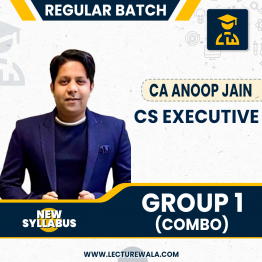CS Executive Group 1 Combo New Syllabus Regular Course by CS Anoop Jain: Online Classes.
