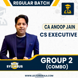 CS Executive Group 2 Combo New Syllabus Regular Course by CS Anoop Jain: Online Classes.