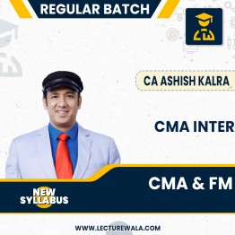 CMA Inter Cost & FM Combo Regular Batch   by CA Ashish kalra : Pen Drive / Online Classes