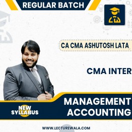 CMA INTER  Management Accounting REGULAR COURSE By CA CMA ASHUTOSH LATA  : Pen drive/Online classes.