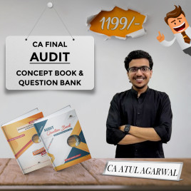 CA Atul Agarwal Audit Concept Book &amp; Question Book Combo For CA Final: Study Material