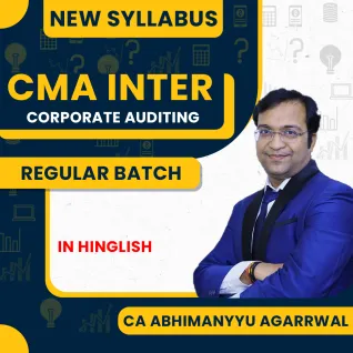 CA Abhimanyyu Agarrwal Corporate Auditing Regular Online Classes For CMA Inter : Google Drive/ Pen Drive. CA Abhimanyyu Agarrwal Corporate Auditing Regular Online Classes For CMA Inter : Google Drive/ Pen Drive.