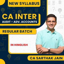 Audit & Adv. Acc.  By CA Sarthak Jain