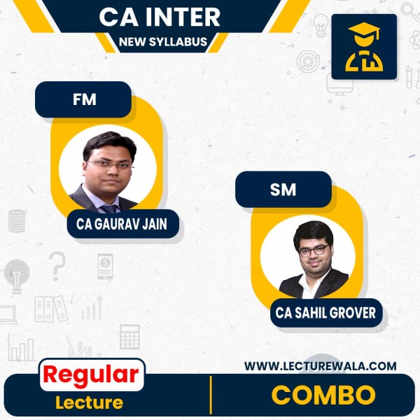 CA Inter group - 2 Financial Management  Strategic Management Only Regular Course by CA Sahil Grover & CA Gaurav Jain : Pen drive / Online classes.