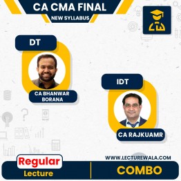 CA/CMA Final – Direct & Indirect Tax (Regular batch) By CA Bhanwar Borana & CA Raj Kumar : Pen Drive / Google Drive 