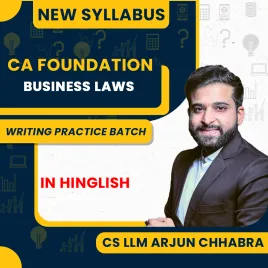CA Foundation Business Law (Writing Practice Batch) By CA Arjun Chhabra
