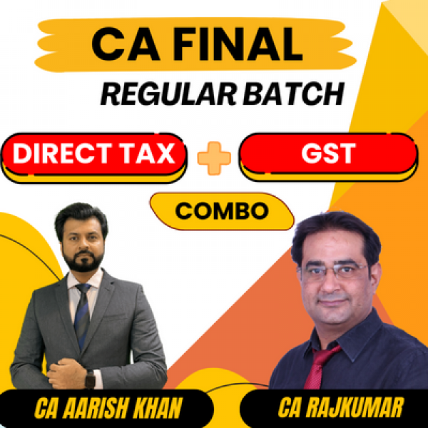 CA Final  DT Regular Batch IDT 2.0 Batch  New Batch Combo By CA Aarish Khan & CA Raj Kumar: Google Drive / Pen Drive 