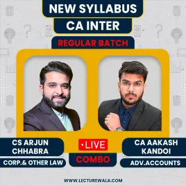 CA Inter Corporate And Other Law &amp; Adv. Accounting (Regular Batch) By CA Arjun Chhabra And CA Akash Kandoi
