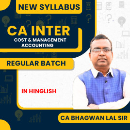 CA Bhagwan Lal Cost & Management Accounting Regular Online Classes For CA Inter : Online Classes. CA Bhagwan Lal Cost & Management Accounting Regular Online Classes For CA Inter : Online Classes.