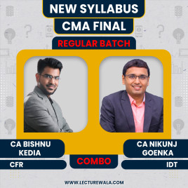 CMA Final Group 4 Regular Course By CA Bishnu Kedia CFR, CA Nikunj Goenka IDT: Google Drive &amp; Pendrive