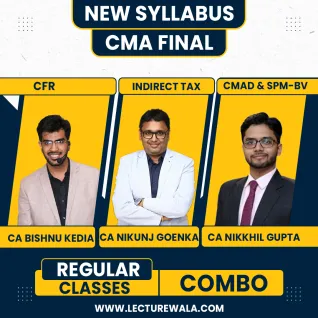 CMA Final Group 4 Regular Course By CA Bishnu Kedia CFR, CA Nikunj Goenka IDT, CA CS CMA Nikkhil Gupta CMAD & SPM-BV : Google Drive & Pendrive CMA Final Group 4 Regular Course By CA Bishnu Kedia CFR, CA Nikunj Goenka IDT, CA CS CMA Nikkhil Gupta CMAD & SPM-BV : Google Drive & Pendrive
