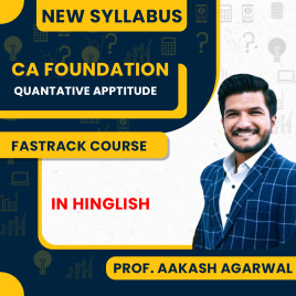 CA Foundation Fastrack Batch For Quantative Apptitude By Prof. Aakash Agarwal,  CA Foundation Fastrack Batch For Quantative Apptitude By Prof. Aakash Agarwal,