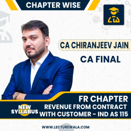 CA Final FR Chapter Revenue From Contact With Customer Ind As 115 By CA Chiranjeevi Jain : Online classes.