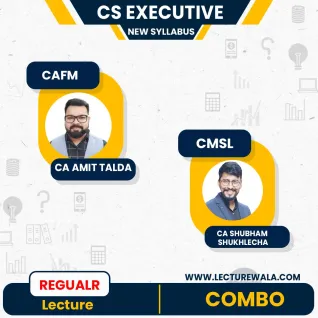 CS Executive CAFM & CMSL Regular Course By CA Amit Talda & CA Shubham Shukhlecha: Online Classes CS Executive CAFM & CMSL Regular Course By CA Amit Talda & CA Shubham Shukhlecha: Online Classes