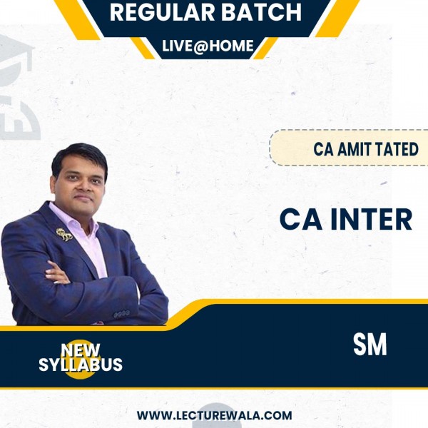 CA Inter NEW Scheme Strategic Management Regular In-Depth Live  Batch by CA Amit Tated : Pen Drive / Google Drive 