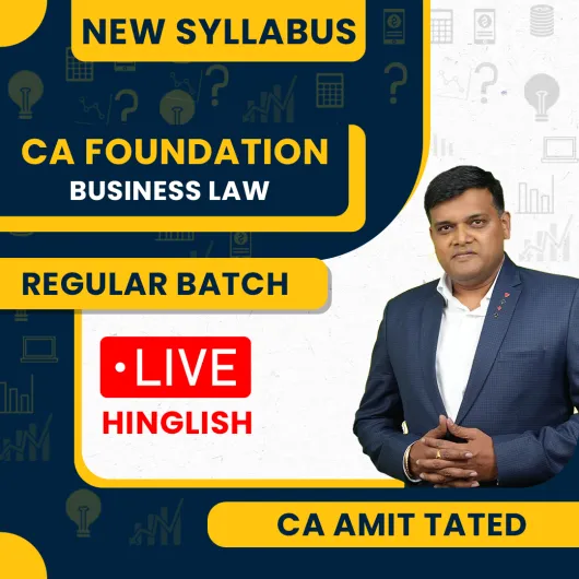 CA Foundation LAW BY CA CS AMIT TATED NEW SYLLABUS : Google Drive and Pan Drive Live Online Classes CA Foundation LAW BY CA CS AMIT TATED NEW SYLLABUS : Google Drive and Pan Drive Live Online Classes