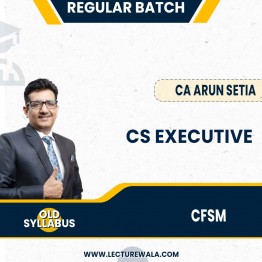 CS Executive CFSM by CA Arun Setia