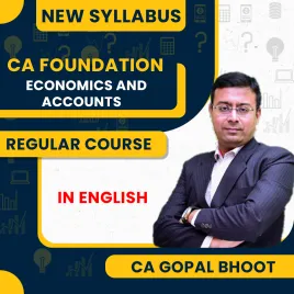 CA Foundation New Scheme Accounts and Economics Full Course Combo By CA Gopal Bhoot CA Foundation New Scheme Accounts and Economics Full Course Combo By CA Gopal Bhoot