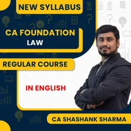 CA Foundation Law Regular Course New Course By CA Shashank Sharma : Pen drive / online classes. CA Foundation Law Regular Course New Course By CA Shashank Sharma : Pen drive / online classes.