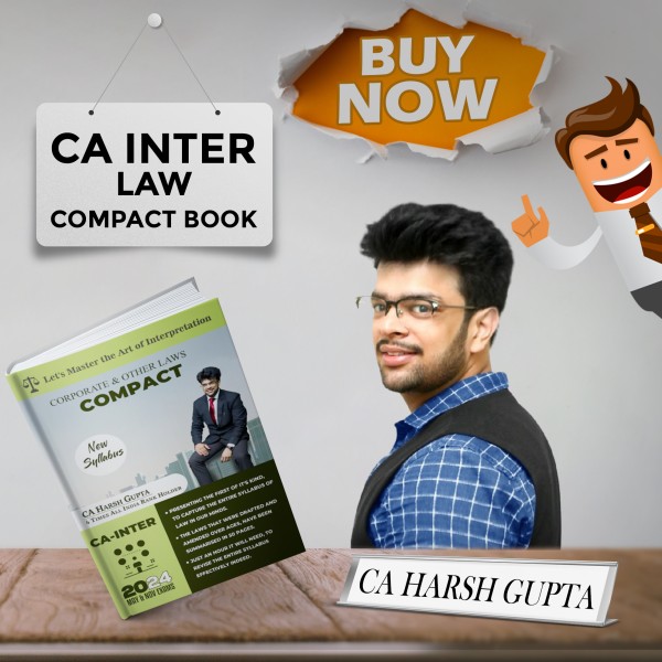 CA Harsh Gupta Corporate & Other Laws Compact book For CA Inter: Study Material