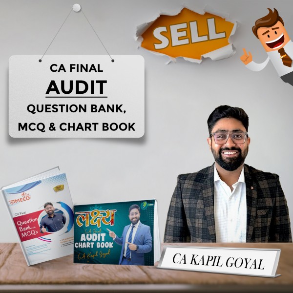 CA Kapil Goyal Advanced Auditing Question bank & MCQ , Chart Book Set For CA Final: Study Material